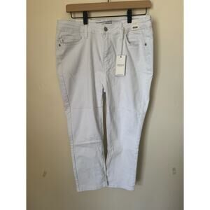 NWT Judy Blue White Capri Jeans Mid Rise JB78107 WHT 13/31